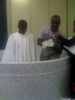 Pastor Pope baptizing a young brother