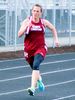 NCHS track at Wildcat Invite 4-19-13 No. 43 -- Jessica Hanks relay.jpg