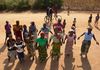 Upon arriving in a village, it is common to be greeted with song and dance.
