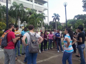 Uconexion Prayer Walk on Campus